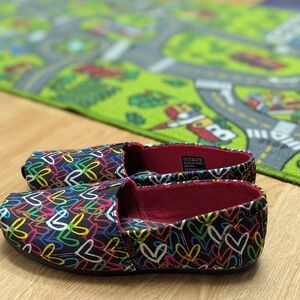 BOBS from Skechers Multicolor Heart Slip-Ons